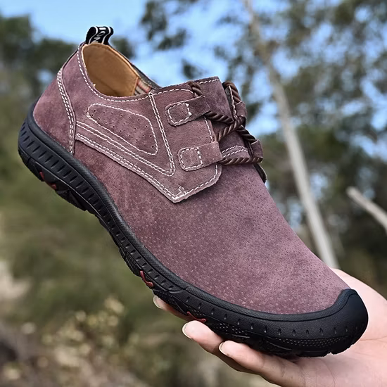 Zonxan neuestes Design, handgefertigte Outdoor-Mode für Herren, lässige PU-Lederschuhe